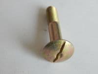 10 x Steel Aircraft Bolts, Mushroom Head, 1/4