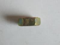 10 x Steel Aircraft Hex Nuts, 1/4