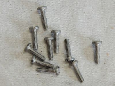 10 x Steel Pan Head Aircraft Screws , 4-40 UNC, 7/16