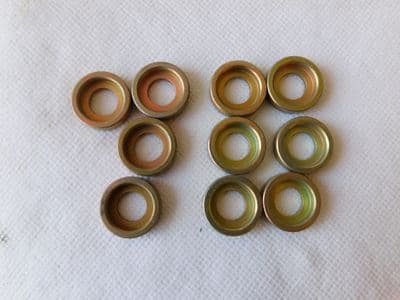 10 x  Steel Recessed 20mm Washers    [Q26]