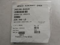 10 x Straight Headed Pins, Hex Head, Aircraft, 4mm Diam, JN0195-04020 [GR2B-6]