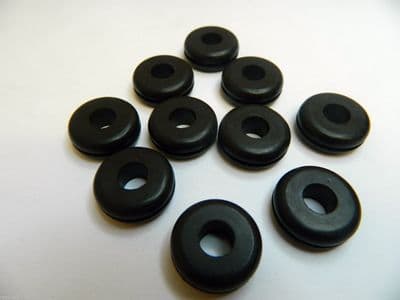 10 x Synthetic Rubber Grommets Fits 9/16