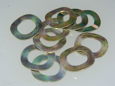 10 x Wave Washers Steel Crinkle Washers Fit 7/16