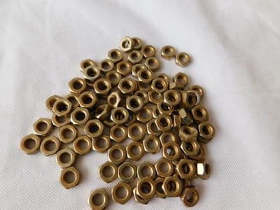 100 x 3/8 UNF Cadmium Plated Nuts Steel MS35650-3382 [O1] [O2] [O3] [O4]