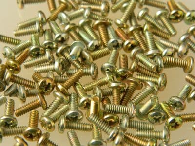 100 x 4-40 UNC Pan Head Screws, 5/16