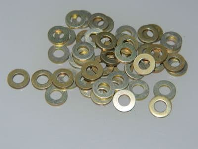 100 x 4BA Flat Washers Cadmium Plated Steel, Part Number SP13-B [CN1C-11]