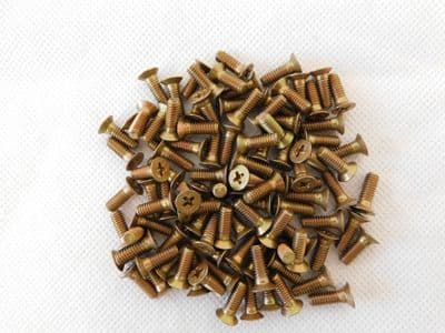 100 x 8-32 UNC Countersunk Screws, Grip 3/32