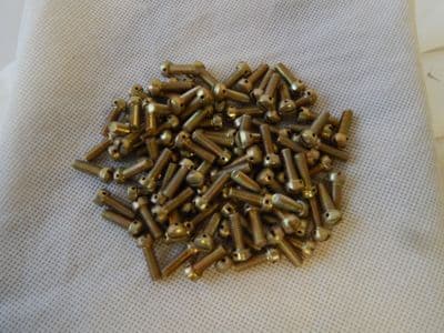100 x 8-32 UNC Screws, Fillister head, Length 1/2