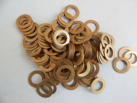 100 x Flat Steel Aircraft Washers 3/8& x22; Hole Diam AN960-616L CN1A-10