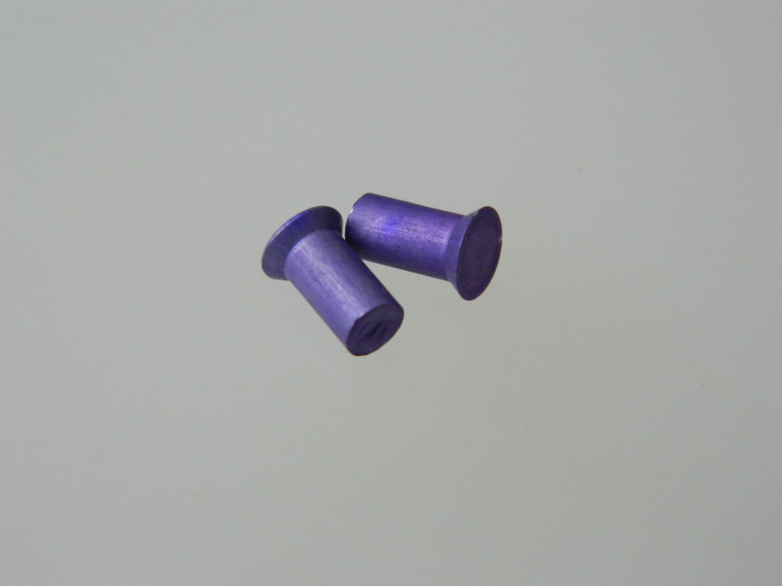 100 x Rivets CSK Light Alloy Violet Diameter 5/32