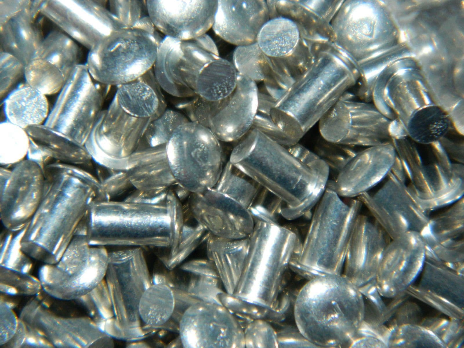 100 x Rivets Flat Head Monel 1/8