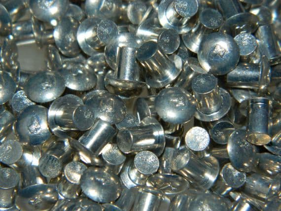 40152 Rivets 100 x Solid Rivet 5/32