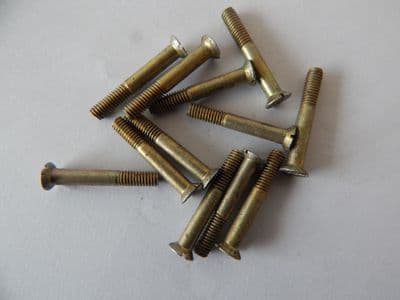 12 x 4BA Screws Cadmium Plated Steel CSK  Length 31/32