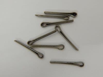 144 x Aircraft Split Cotter Pins, Stainless Steel, 3/32