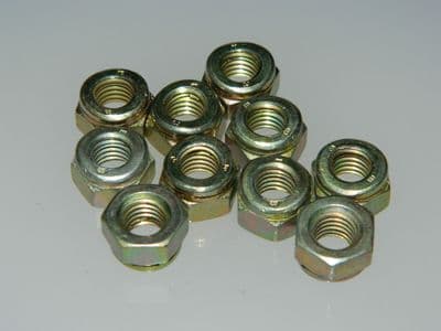 2 x M8 Locking Nuts Steel M8-1.25 Part 509978 [H9]