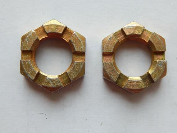 2 x Slotted Shear Aircraft Nuts 3/4