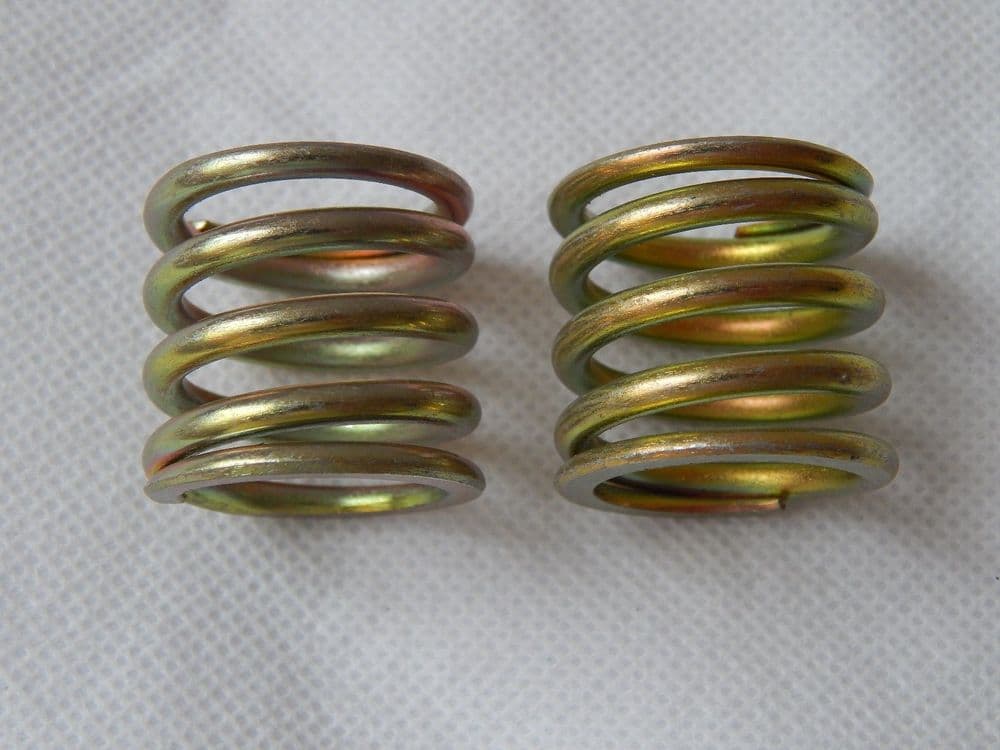 2 x Steel Helical Compression Springs 1