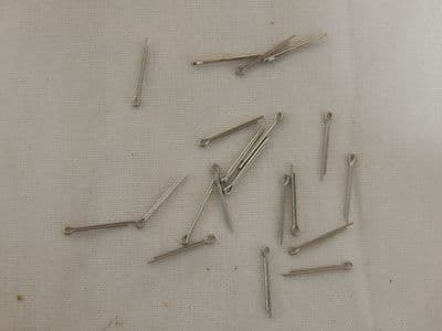 20 x Aircraft Cotter Pins, 11mm Length, Part No. EN2367-07008 [GR2B-10]
