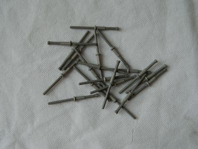 20 x Avdel Light Alloy Dome Head Aircraft Rivets, 1/8