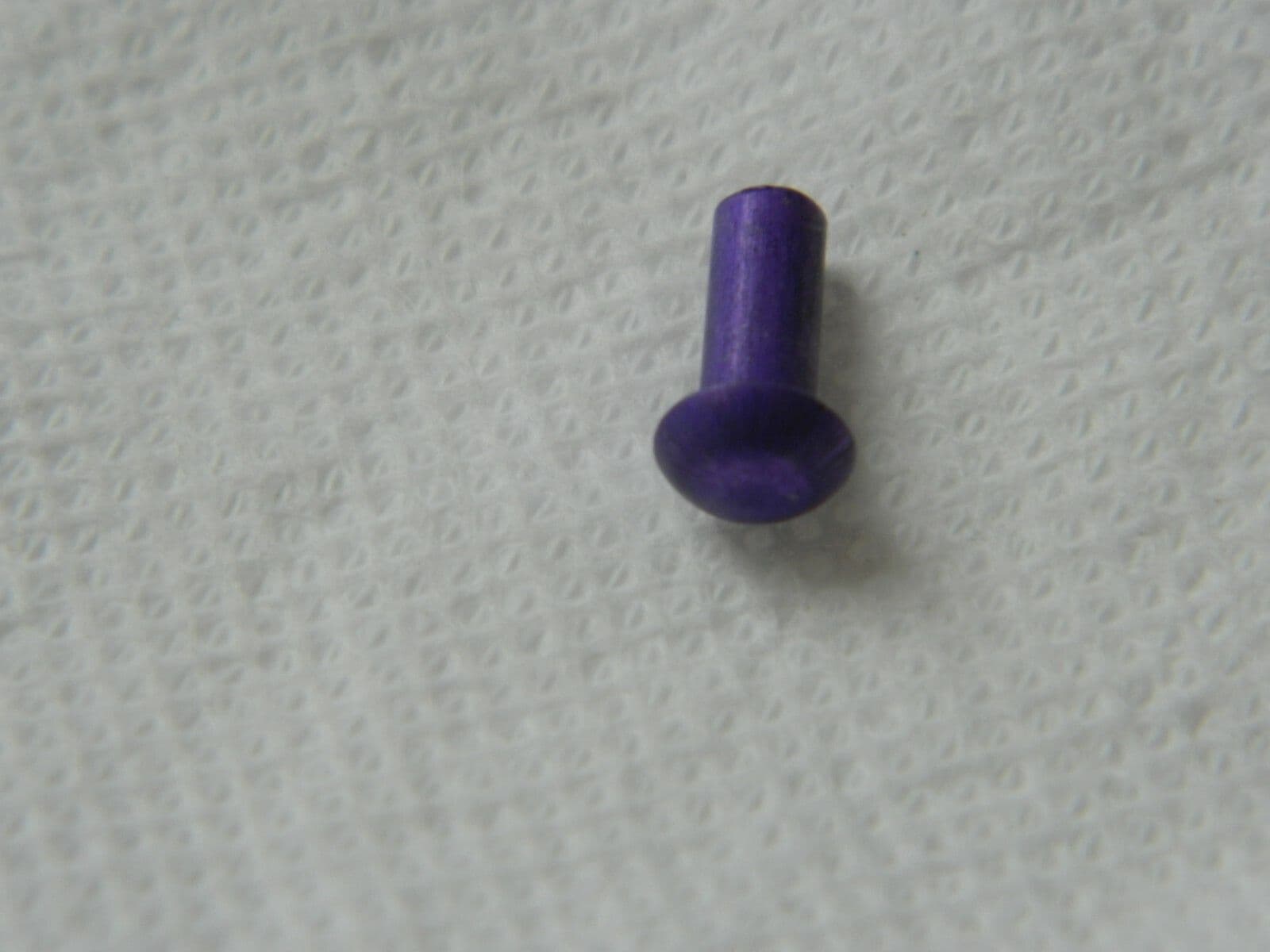 25 x Light Alloy Snap Head Aircraft Rivets Violet 1/8