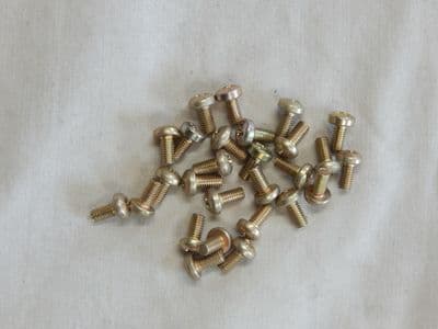 25 x Pan Head Aircraft Screws, Steel, M3, 6mm Length, LN9439M3X6 [GR3B-16]