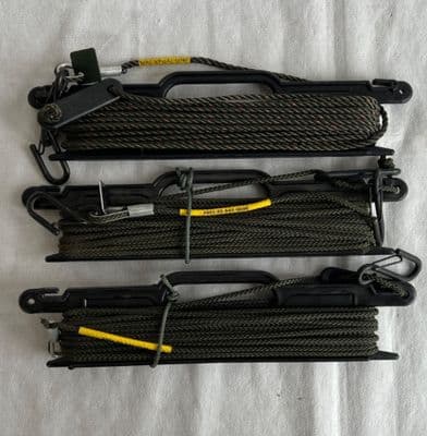 3 x Clansman Radio Racal Antenna 8M Mast Guy Upper Rope [D6C]