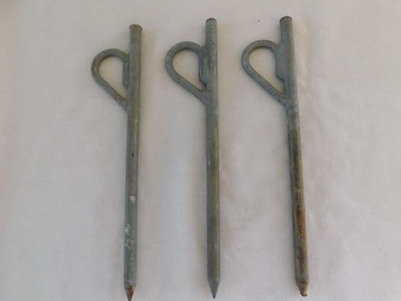 3 x Clansman Radio Racal Mast Base Plate Pins  [CL12A]