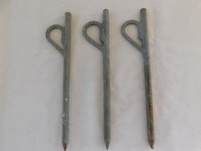 3 x Clansman Radio Racal Mast Base Plate Pins  [CL2A]