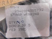 3 x Ex Army Military Webbing Strap, Part No DB23C12 [D5C]