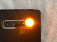 4 x Ex RAF Aircraft Type C33 Lens Light Knob, Orange, A3466C  [D4C]