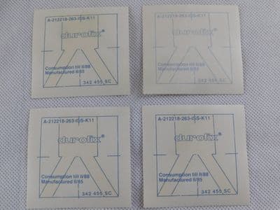 4 x Tornado Aircraft Jacking Point Emblem Decal [D5C]