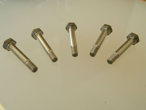 5 x 10-32 UNF Stainless Steel Bolts Dished Length 1 1/4