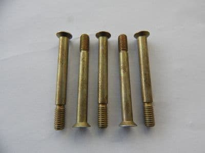 5 x 2BA Bolt CSK Slotted Head Fastener Length 1 5/8