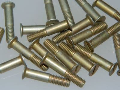 5 x 2BA Bolts CSK Shouldered Steel Length 15/16