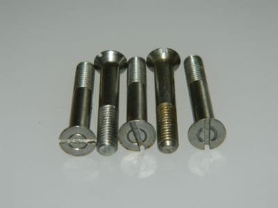 5 x 2BA Bolts Steel Countersunk Slotted Head Length 1 3/16