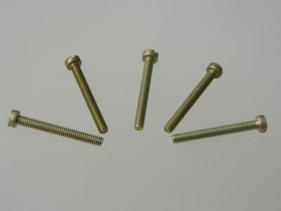 5 x 8BA Cheese Head Screws Cadmium Plated Mild Steel 3/4" Long  A31-Z24 [C1]