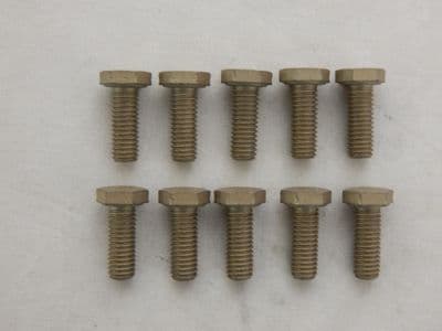 5 x Aircraft Cap Hex Head M6 Screws, Length 16mm, DIN65267-06016Z [GR2B-7]