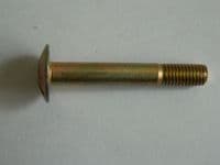 5 x Aircraft Slotted Mushroom Head Steel Bolts, 1/4