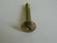 5 x Aircraft Slotted Mushroom Head Steel Bolts, 1/4