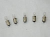 5 x BA7S Incandescent Clear Miniature Bulbs 24V 25mA [1R6D]