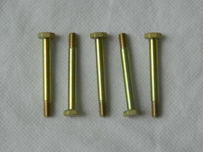5 x Cadmium Plated Hex Head Aircraft Bolts, M4, 28mm Grip, MDS0028-04-28 [K3]