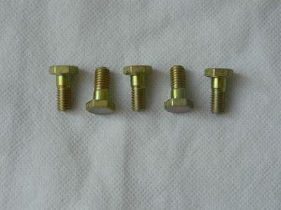 5 x Cadmium Plated Hex Head Aircraft Bolts, M6, 4mm Grip, MDS0028-06-04 [Q10]