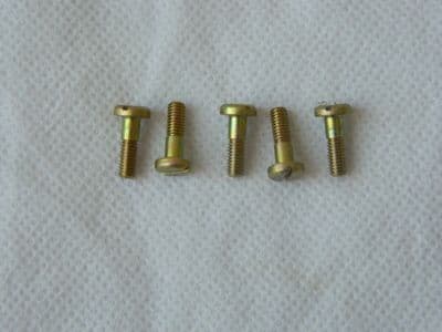 5 x Cadmium Plated Pan Head Aircraft Bolts, M3, 4mm Grip, MDS0038-03-04Y [Q10]