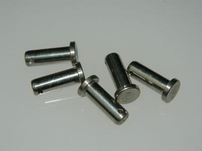 5 x Clevis Pin Steel Diameter 1/4