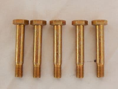 5 x Close Tolerance Aircraft Bolts, M6 Thread, 26mm Grip,EN2859-060026 [GR2B-11]