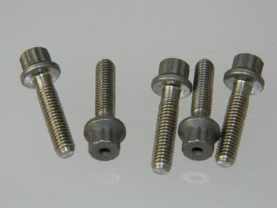 5 x Double Hex Head Bolts Thread 0.187
