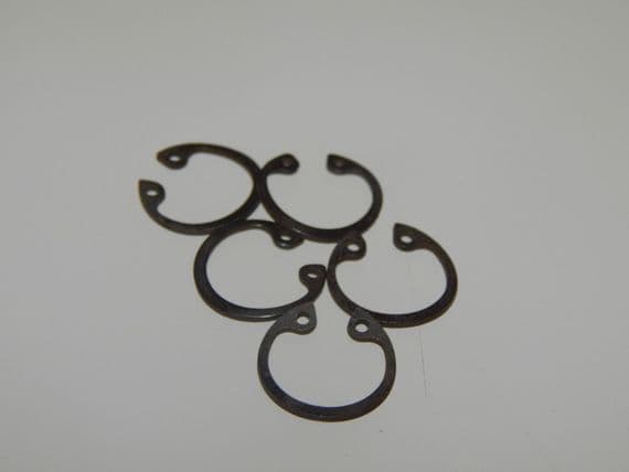 5 x Internal Circlip Steel Inside Diameter 11.5mm Outside Diameter 13.7mm [O5]