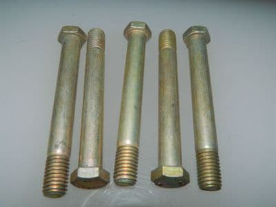5 x M10 Bolts Metric Coarse M10-1.5 Hexagon Head Fastener Length 82mm [N4]