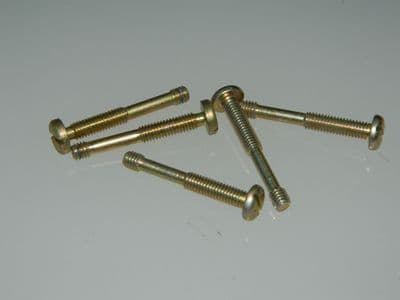 5 x M4 Bolts Pan Head Double Threaded Steel Length 30mm [CN1B-12]