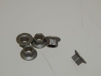 5 x M4 Self Locking Nuts Steel Thickness 3.7mm [V1]